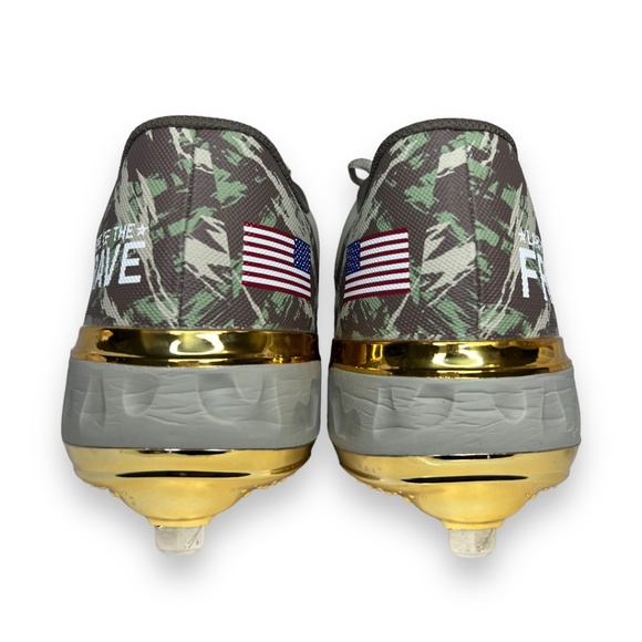 Nike Alpha Huarache Elite 3 Low "Land of the Free" DA1676-290 Mens Size 13.5 - Picture 8 of 8